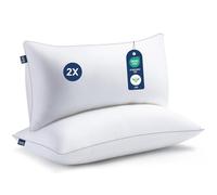 BedStory Set di 2 cuscini da 40 x 80 cm, con imbottitura in microfibra di alta qualità, 950 g x 2, lavabili e morbidi, per divano, letto, posizionamento laterale