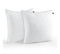 BedStory Set di 2 cuscini per cuscino, 80 x 80 cm, traspiranti, in microfibra, 2 x 1500 g, lavabili, ideali per un sonno profondo e riposante, certificato Öko-Tex