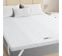 BedStory Topper rigido 140 x 200 cm altezza 5 cm due gradi di durezza H3&H4, coprimaterasso a 7 zone in schiuma fredda, coprimaterasso per letto a molle, roulotte, divano letto