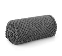 Bedsure Coperta Lavabile per Cani Piccoli - 80x60 cm Coperta per cane in pile corallo, morbida e soffice, coperta per animali domestici per viaggio, divano, grigio scuro