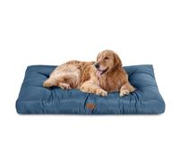 Bedsure Materasso Cani Lavabile Taglia Grande, 111x89 cm Blu Tibetano