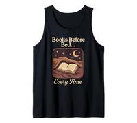 Bedtime Libro Umorismo Lettura Dormire Divertente Letterario Night Owl Canotta