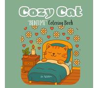 "Bedtime With Cozy Cat": Adorable Cat Coloring Book