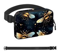 Bee-231 - Marsupio unisex alla moda, borsa a tracolla sportiva sottile, alla moda, per jogging, escursionismo, escursionismo, donna, uomo, multicolore, 4 x 23 x 15 cm, Multicolore,