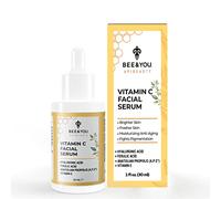 BEE and YOU Crema Siero Viso Anti-Aging, Anti-Rughe con Vitamina C, Illuminante, Idratante, Cura della Pelle, Estratto di Propoli d'Api, Acido Ferulico, Vitamina E, 1 fl oz