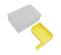 BEE Bere nido di grande capacità Stile cubico alimentatore d'api sicuro per apicoltura 1100 ml Eco Friendly ABS Plastica 19x13.5x14,5 cm Principiante e uso professionale