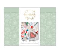 Bee & Bumble Acrilico Kit Creativo Pittura Acrilica, Farfalla Forme IN Legno Set