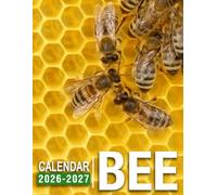 Bee Calendar 2026 - 2027: 2026 to 2027 Planner with US Holidays for Daily Planning and Seasonal Gift Giving