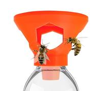 Bee Catcher, Carpenter Bees Trap, 2.28x2.87x2.87 Inches Waterproof Wasp Control Box, Reusable Design, Outdoor Hanging Setup for Garden, Farm, Orchard, Patio, Porch, Pool Area