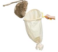 Bee Catcher Net - Portable Telescopic Cage, Beekeeper Tools | Lockable Base Trap for Bees, Incept Collection Device, Apiary Catch Tool for Honey Harvesting, Outdoor Hive Management Kit