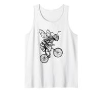 Bee Ciclismo Bicicletta Divertente Insetto Cool Animal Biker Ride Bike Canotta
