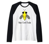 Bee Cool Dude Be Cool Honey Bee Maglia con Maniche Raglan