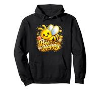 Bee Felice Carino Bumble Bee Miele Bee Vibes Positive Felpa con Cappuccio