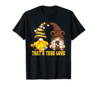Bee GNOME True Love Graphic for Mom Funny Honey And Bear Maglietta