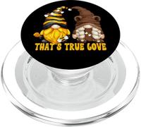 Bee Gnome True Love Graphic For Mom Funny Honey And Bear PopSockets PopGrip per MagSafe