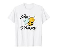 Bee Happy api arte apicoltore api sussurro api Maglietta