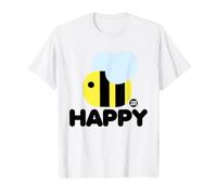 Bee Happy Funny Bee Maglietta