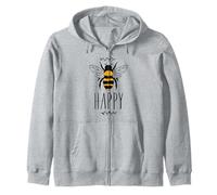 Bee Happy Tee Be Happy, top estivo da donna Felpa con Cappuccio