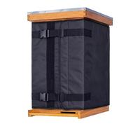Bee Hive Insulation Wrap - Waterproof Protective Cover for Winter Cold Weather | Reusable Windproof Bee Box Wrap, Thermal Insulating Jacket for Farm Garden Yard Beekeepers in Northern Climate, Black