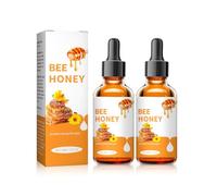 Bee Honey Eye Serum, siero naturale per gli occhi al miele contro le rughe, siero nutriente per pelle liscia e radiante, effetto antirughe, per una veglia, look fresco e giovanile (30 ml, 2 pezzi)