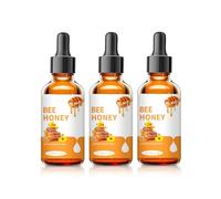 Bee Honey Eye Serum, siero naturale per gli occhi al miele contro le rughe, siero nutriente per pelle liscia e radiante, effetto antirughe, per una veglia, look fresco e giovanile (30 ml, 3 pezzi)