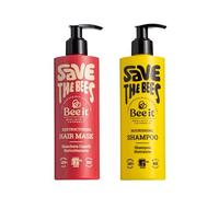 Bee it Kit Capelli Shampoo + Maschera 300 ml - Trattamento Nutriente e Riparatore per Capelli Danneggiati, Morbidi e Luminosi