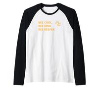 Bee Keeper Bee Cool Bee Gentile Bee Keeping Miele di Apicoltura Maglia con Maniche Raglan