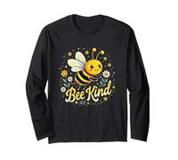 Bee Kind Cute Bee Positività e gentilezza Maglia a Manica