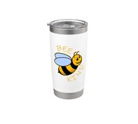 Bee Kind Cute Bombi Gentilezza Apicoltore Bicchiere termico in acciaio inox doppia parete