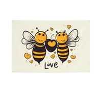 Bee Love Honey Banner Party Decor Sfondo Bandiera Festa di Compleanno Fotografia Sfondo Decorazione Banner e Segnali Decorazione da Parete Banner Feste Forniture Bomboniere 180 x 119 cm