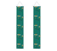 Bee Love Honey Print Fall Portico Banner, Banner in poliestere, Uso interno ed esterno, facile da appendere riutilizzabile