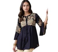 Bee M Pee Designer Rayon Paisley Regular Short Kurti per le donne Tuniche Ultime