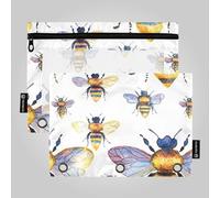 Bee Nature - Astuccio porta documenti per cartelle a 3 anelli, impermeabile, per bambini, organizer per documenti da ufficio