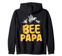 Bee Papa Apicoltore Api Ape Alveare Ape papà Padre papà Felpa con Cappuccio