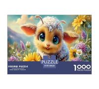 Bee-Pecora Elfo Puzzle Impossibili 1000 Pezzi Campo di girasoli Decorazione Per La Casa. Giochi Rilassamento E Intelligence Per Adulti E Bambini Da 12 Anni 38x26cm/1000pcs