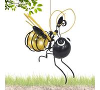 Bee Solar Lights Outdoor Garden, Decorative Waterproof Led Bouncy Spring Swaying Design, Solar-Powered Yard Decor, Ideal for Backyard, Porch, Lawn, Fence, Flower Bed, Pathway