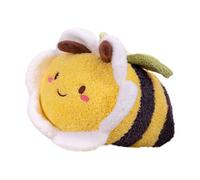 Bee Stuffed Animals - Polyester Cotton PP Cotton 30 x 8 cm | Soft Toy, Stuffed Cartoon Doll Collectible | Bee Plush Character For Nursery Bed Crib Divano Bookshelf Display Cars Table School Offices