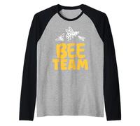 Bee Team Apicoltore Api Ape Alveare Ape Maglia con Maniche Raglan
