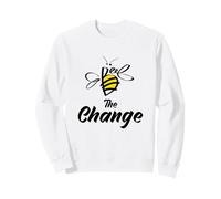 Bee The Change Motivational Inspirational Graphic Quotes Felpa