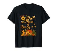 Bee There o Bee Square Cottagecore Nature Design Maglietta