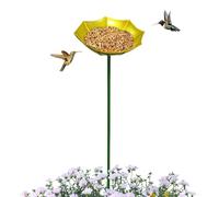 Bee Water Feeder, Pollinator Hydration Station, 5,12 x 5,12 vinches Garden Drinking Dish with Ground Stake System, Outdoor Accessory, Safe Design, Yard Use for Farm and Garden