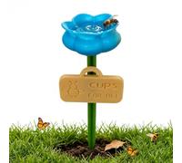 Bee Water Station Flowe - Shape Pollinator Cup | Outdoor Garden Wat