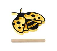 Bee Waterer, 3D Printed Hydration Station, Sturdy Garden Accessory, Outdoor Friendly Design, Pollination Support Tool for Beekeeping, Balcony, Patio, Lawn, Yard, Garden Decoration, Yellow Color
