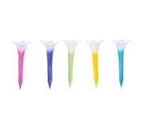 Bee Waterer - 5 Piece Resin Flower Drinking Cups for Garden Pollinators, Weatherproof Design with Water Holding Function, Bee Hydration Station for Patio, Balcony, Backyard, Farm and Terrace Use