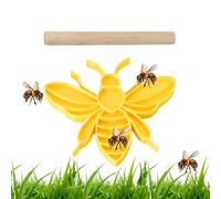 Bee Waterer, Butterfly Tray, Beekeeping Accessory, 3d Printed Design Uv Resistant Durable Multicolor Set of 1 for Garden, Balcony, Bird Bath, Yard Use, 3.94x3.94 Inches