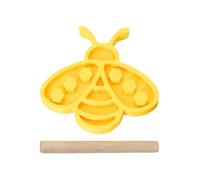 Bee Waterer, Butterfly Tray, Beekeeping Accessory, 3d Printed Design Uv Resistant Durable Multicolor Set of 1 for Garden, Balcony, Bird Bath, Yard Use, 3.94x3.94 Inches
