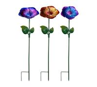 Bee Watering Station, 3 Piece Flower Shape Bee Waterer Butterfly Baths Watering Station for Garden Outdoor