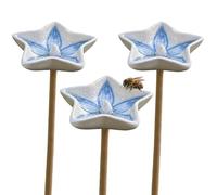Bee Watering Station, 3Pcs Resin Bee Waterer Butterfly Baths Watering Station for Garden Outdoor Backyard Patio Porch Yard Lawn