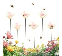 Bee Watering Station 6 Pieces Flower Bd bird baths butterfly feederird Bath