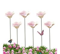 Bee Watering Station Ceramic 6 Pieces Ceramic Flower Bird Bath